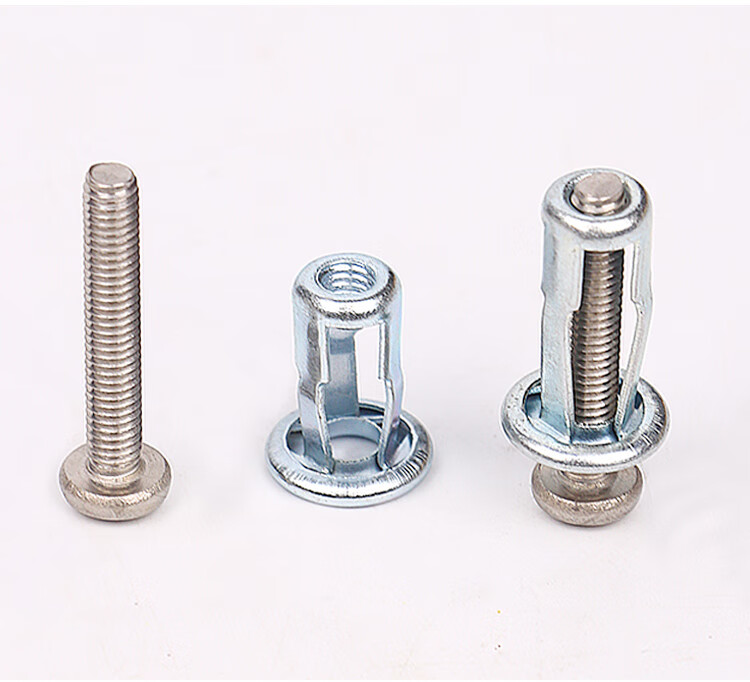 花瓣螺母膨胀螺丝拉铆螺母空心铁皮塑料板铝板车用固定膨胀螺栓m42550