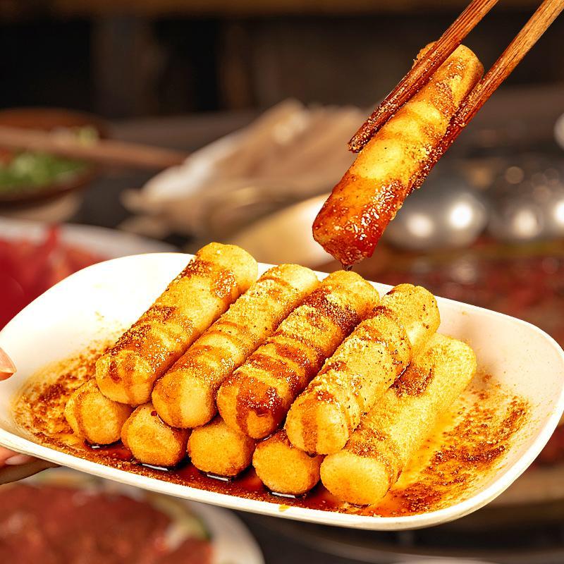 锦德裕金胖娃娃红糖糍粑四川特产糯米手工特色食小吃火锅店金胖娃300g