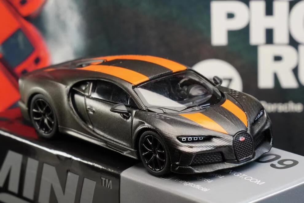 mini gt车模 minigt1:64#409布加迪bugatti奇龙supersport汽车模型