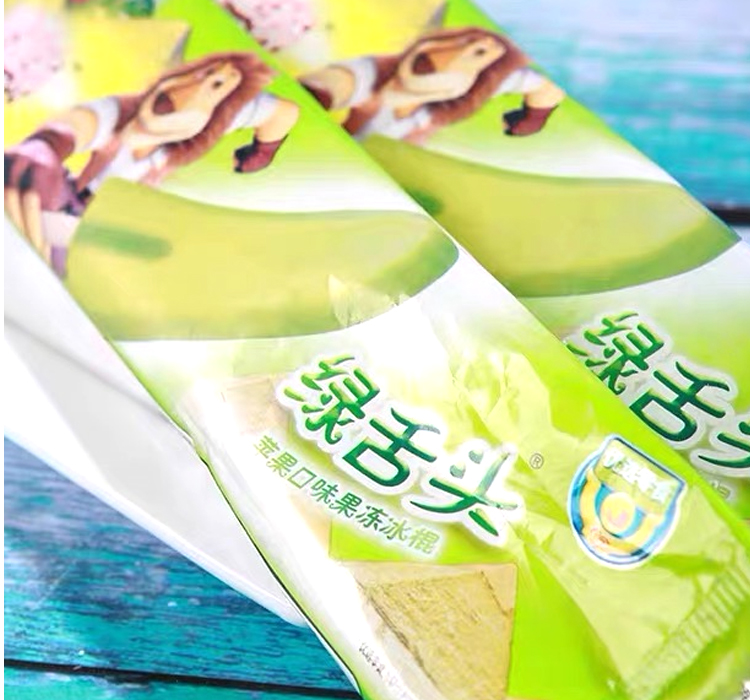 和路雪绿舌头麦酷狮果冻雪糕冰棍冰淇淋冰棒54g36支冷饮整箱苹果口味