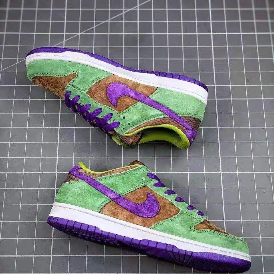 耐尅aj新款sb dunk 丑小鸭棕绿黑橘aj女鞋男女学生运动鞋板鞋休闲鞋