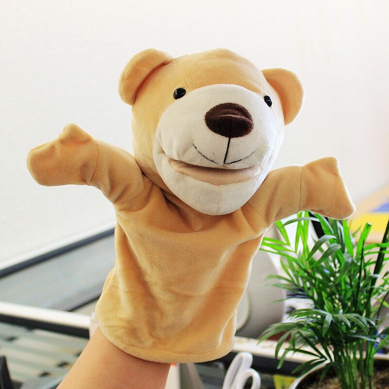 618活动手偶玩具动物手套可张嘴恐龙娃娃互动腹语嘴巴能动幼儿园人物