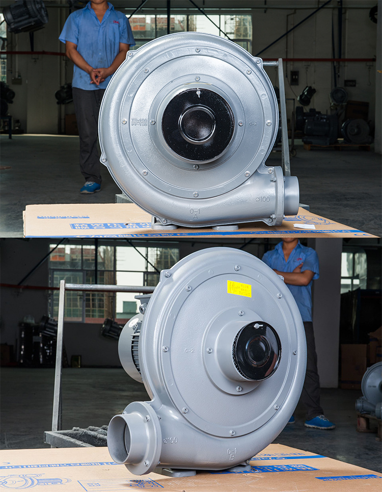 透浦离心式铝壳中压风机木工吸灰雕刻机吸尘抽气烟鼓风机380v强力tb