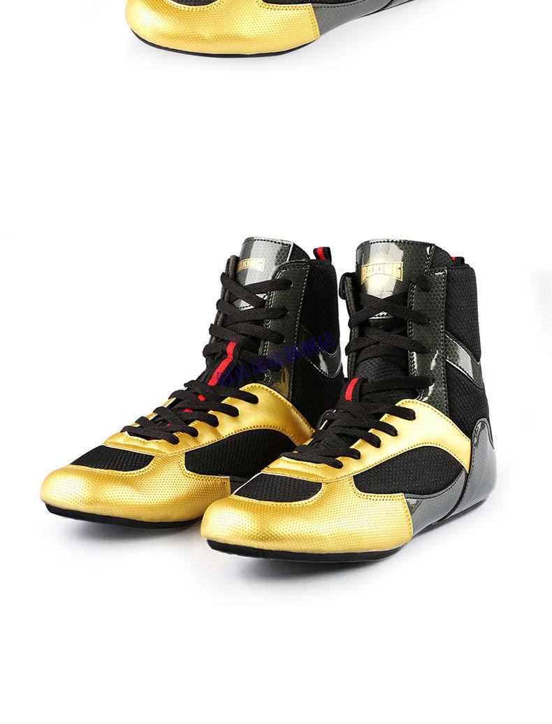 腾讯体育官方旗舰高帮拳击鞋男女摔跤鞋跤鞋格斗鞋子散打鞋训练鞋