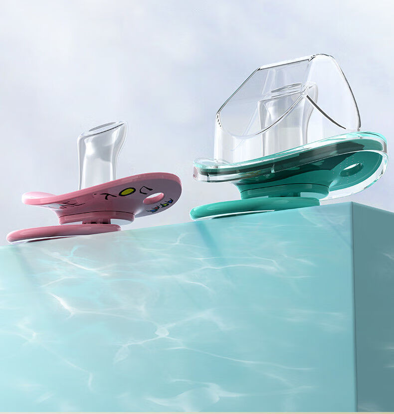 奶嘴新生儿宝宝安慰奶嘴0-6-18个月安睡型奶嘴 樱花粉0-6个月【图片