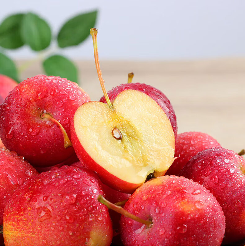 新疆香妃海棠果小苹果伊犁特产礼盒当季新鲜水果孕妇酸甜整箱 4斤