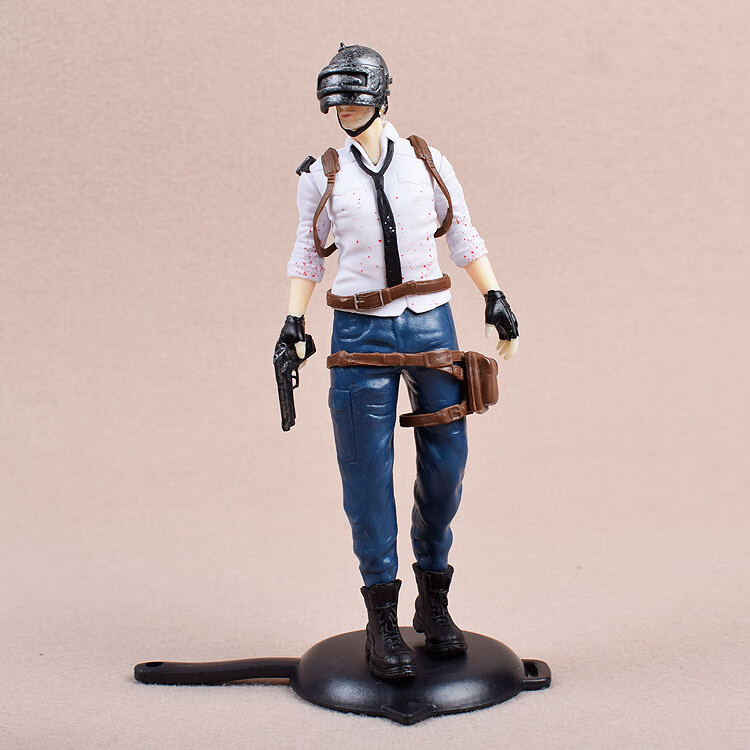 吃鸡手办人偶蛋糕装饰品绝地求生大吉大利今晚上吃鸡手办人偶公仔模型