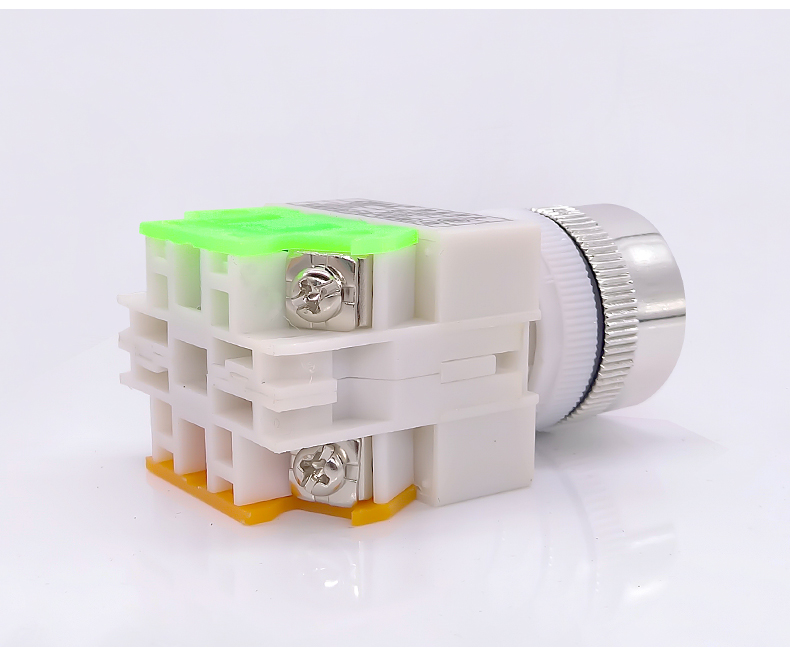 chli自复位lay3711bn点动按钮开关自锁常开常闭y09022m单常开自锁式