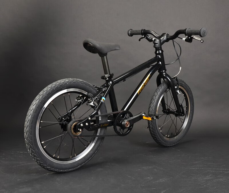 飞鱼儿童自行车 皮带男女孩超轻童车16/20/24寸变速碟刹单车免安装 16