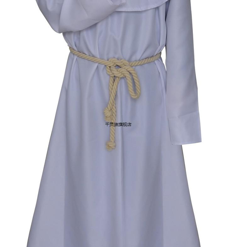 欧洲中世纪服装男万圣节女王礼服僧侣修士巫师袍牧师服徒教父神父衣