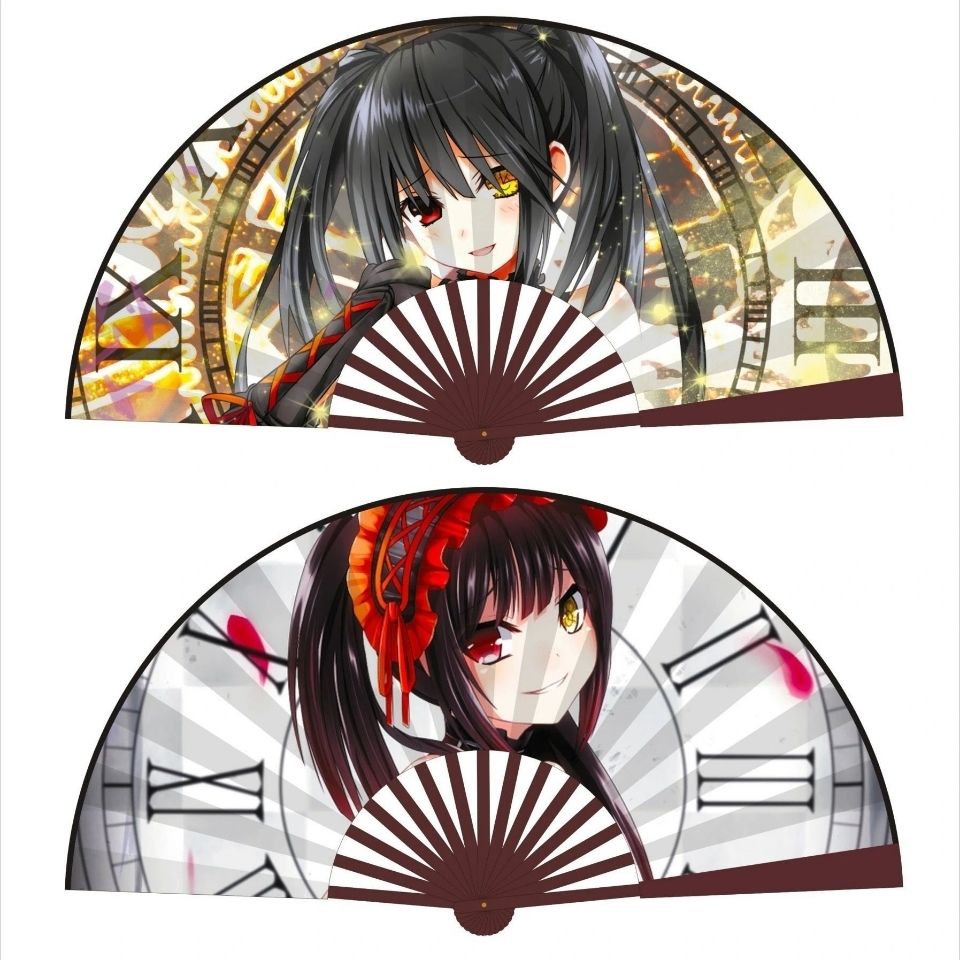 魔道祖师扇子周边动漫折扇忘祖师羡二次元绢丝布艺扇子道友礼物东京鬼