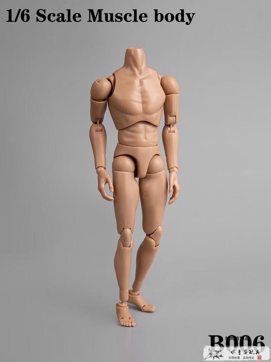 新年礼遇季16兵人素体窄肩男人偶模型玩具b001仿ht2020新版高可动b003