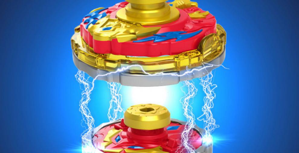 超变陀螺玩具双甲战陀疾风斗士拉线旋转梦幻坨螺男孩儿童生日礼物给小