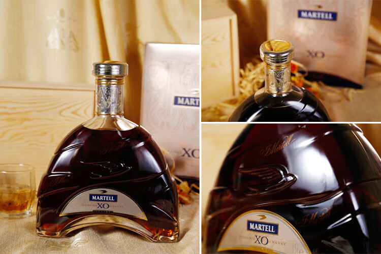 法国进口洋酒martell马爹利xo干邑白兰地700ml瓶装礼盒1l拱桥行货