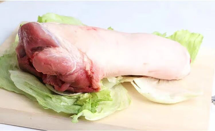 猪蹄髈整个猪肘子土猪肉新鲜猪肉带皮整个 1只装特大猪后肘约2.5斤【