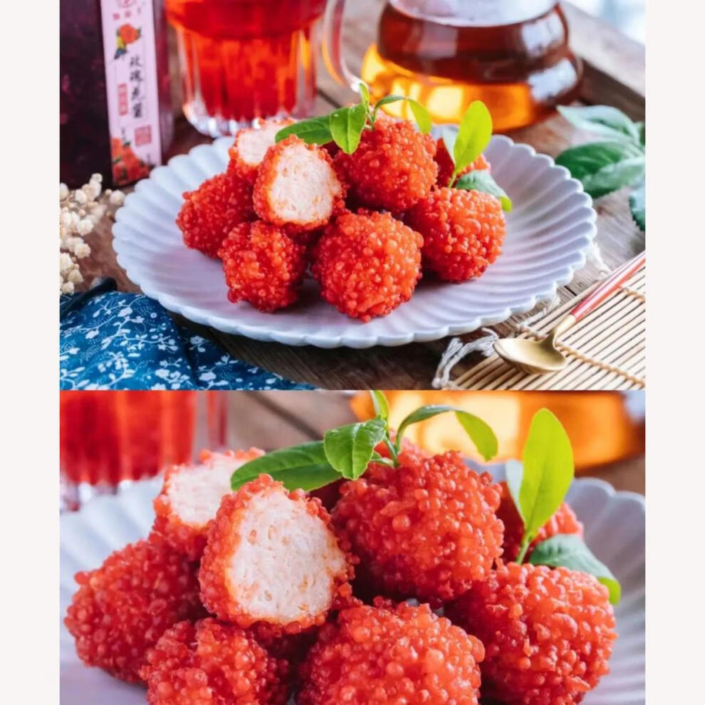 【官方旗舰】脆花粒 可油炸粒粒脆碎花红尘妃子笑荔枝虾球餐饮配料