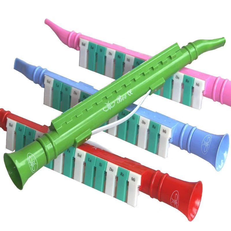 口风琴初学幼儿儿童吹奏音乐玩具竖笛喇叭口琴乐器13键男女孩演奏颜色