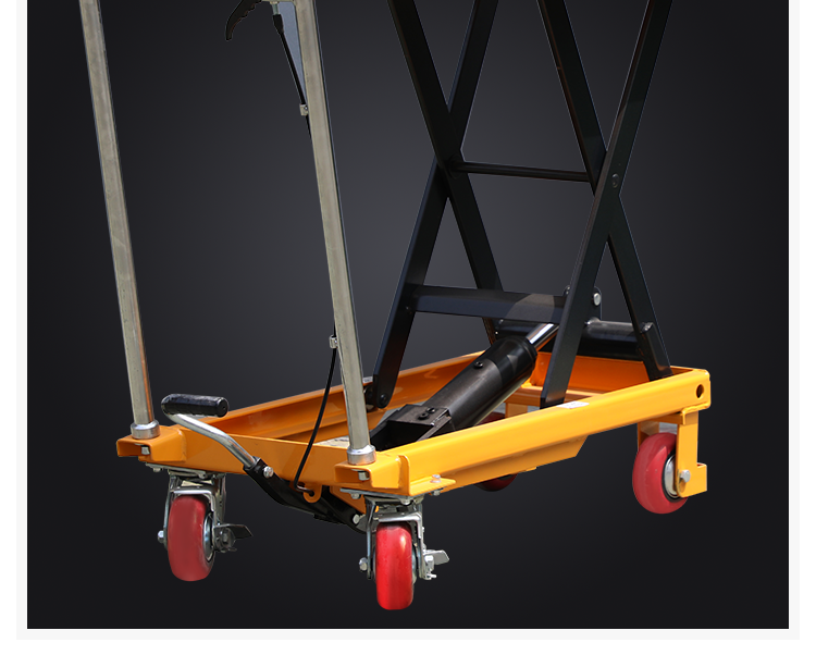 手动液压平台车升降车移动固定电动装卸小型手推升高叉车液压升降车