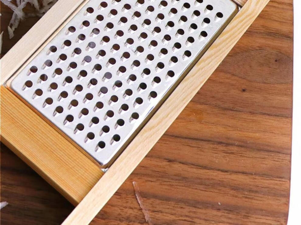 圆孔擦包子饺子馅擦丝家用器中式菜擦子不锈钢实木擦菜器切菜老式k27