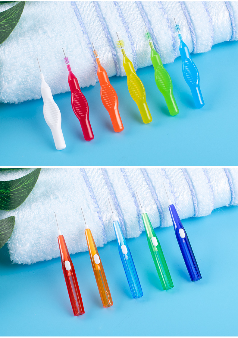 小鹿妈妈不锈钢丝牙缝刷牙间刷清洁畸牙刷套齿间隙刷齿间牙刷自适应牙