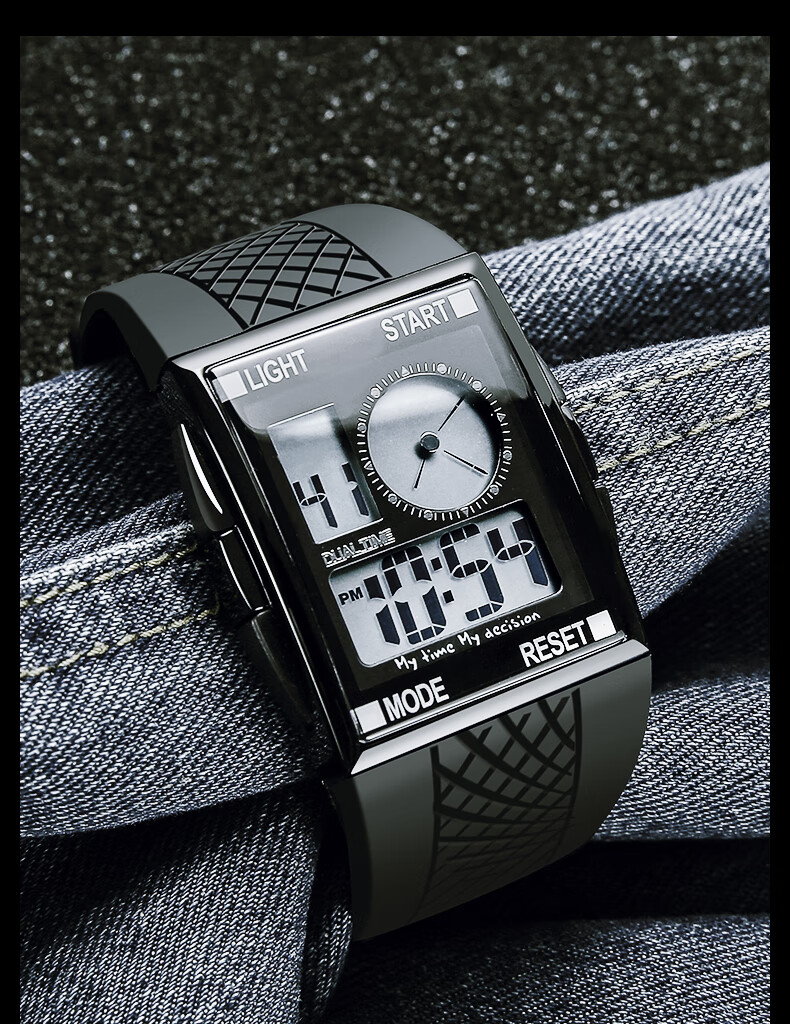 画极(huaji)【官方自营】ots男士青年手表男初中学生高中智能运动闹钟