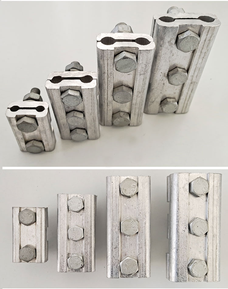 绝缘铝并沟线夹jb-4电缆导线t型并线分线夹盒电力