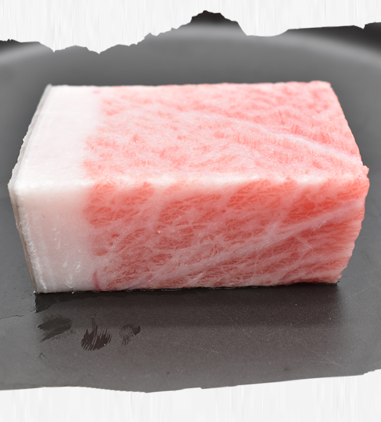 沢素湾 金枪鱼蓝鳍大脂刺身大脂o-toro大腹鱼腩生鱼片新鲜超低温冷冻