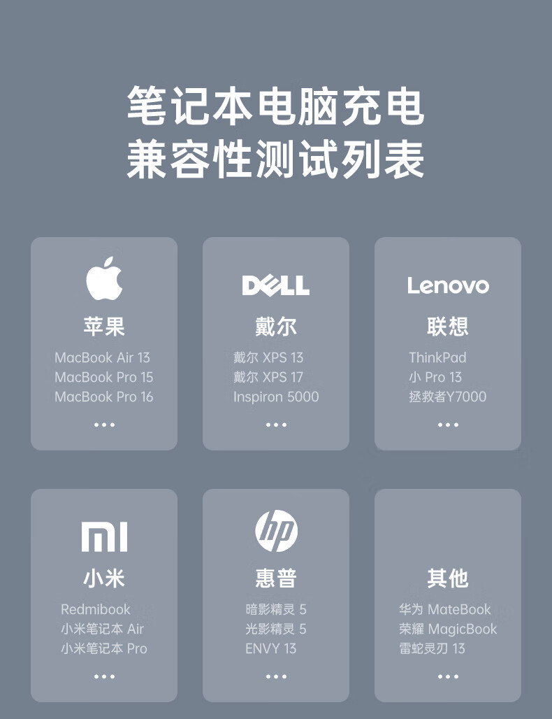 努比亚120w氮化镓充电器pd100w快充插头z30pro红魔6s/6spro笔记本原装