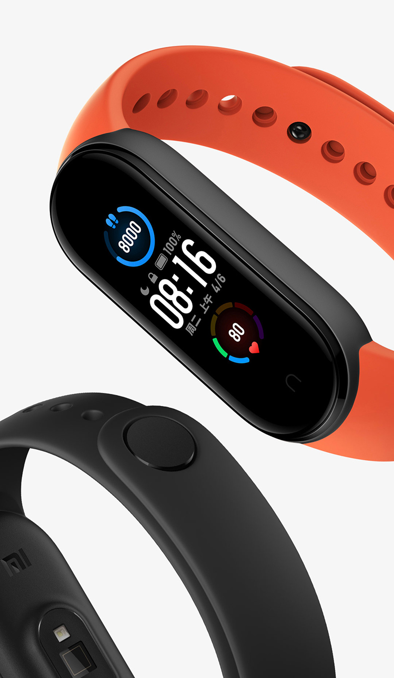 小米(mi) 小米手环5nfc可选升级款防水智能手环运动手环男女孩腕带刷