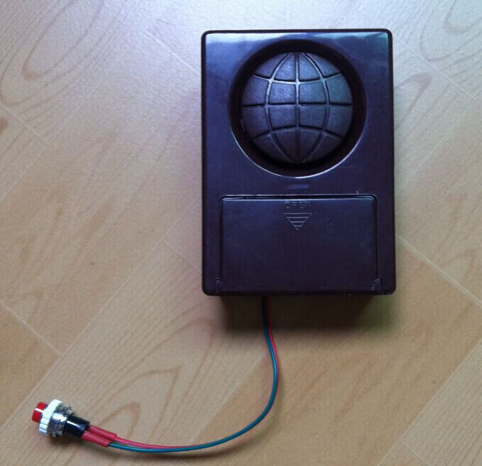 飞云美丨心盼盼步阳老式防盗门门铃心型菱形地球有线门铃通用型家用