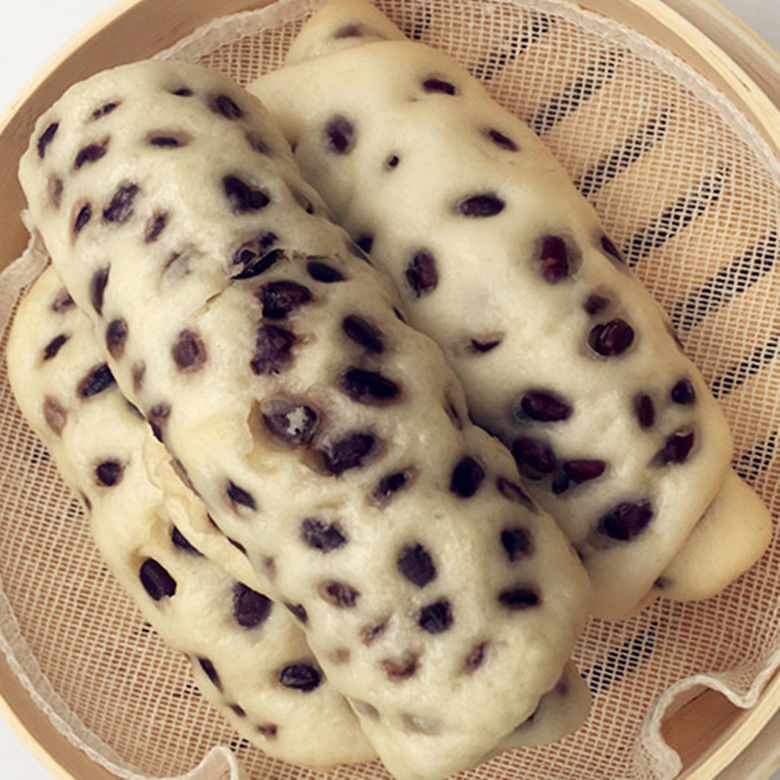 纯手工红豆馒头卷儿童批发老面早餐速食花卷包子食品面食早饭速冻手工