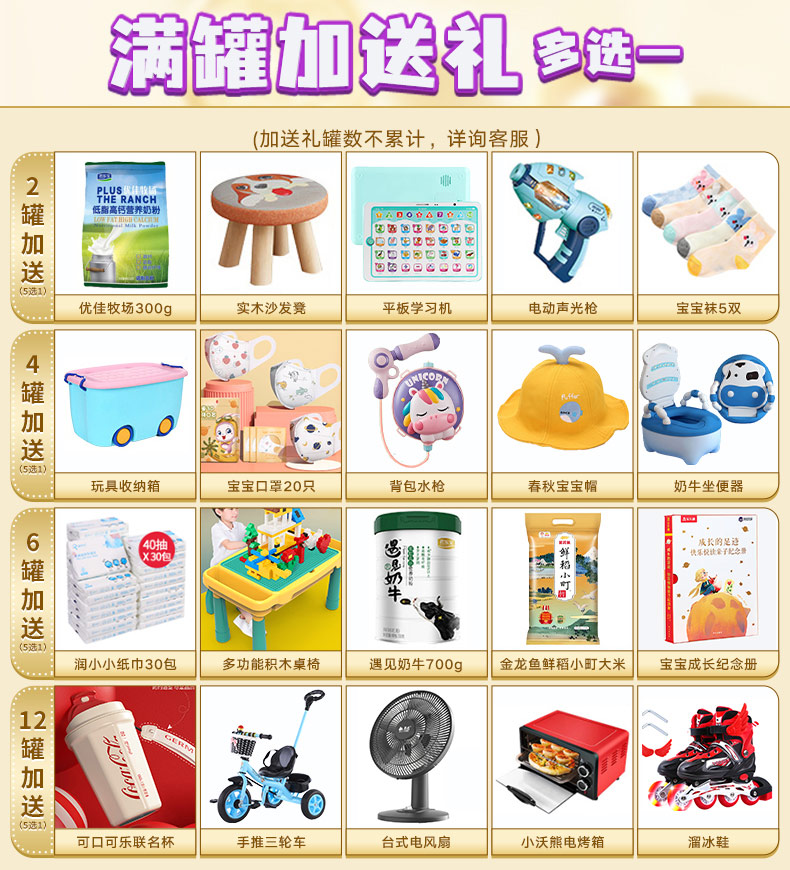 君乐宝旗帜奶粉帜亲3段配方酶解小分子非适度水解黄罐800克