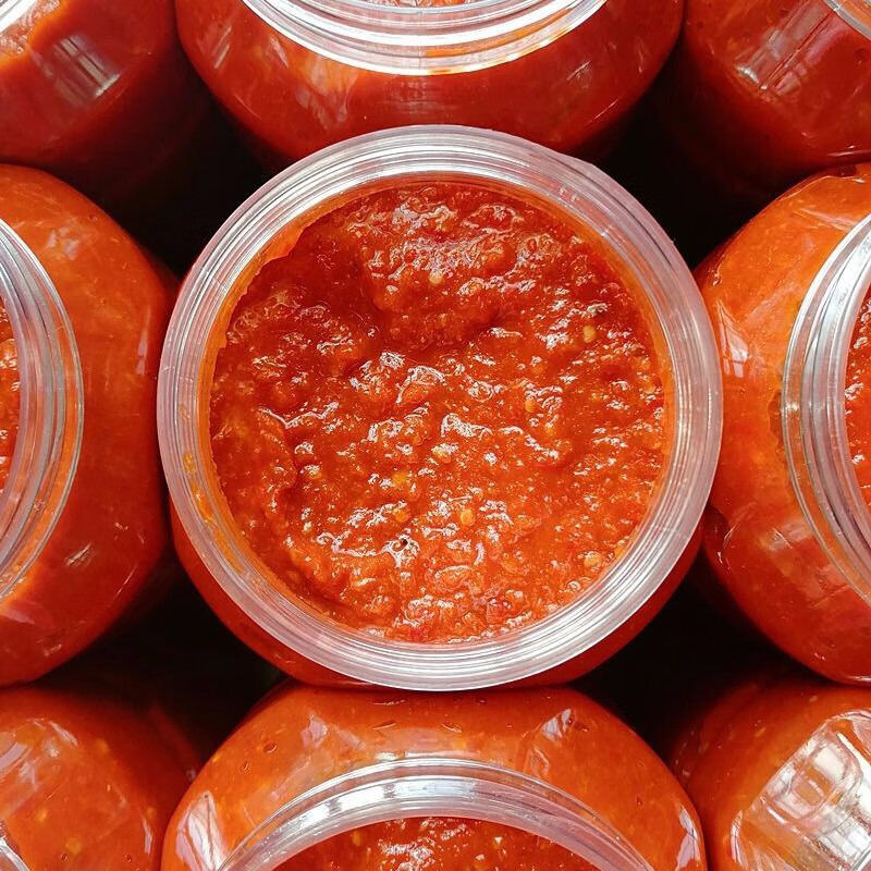 晨臻 桐乡乌镇特产 蚕叶牌红辣酱辣椒酱调味酱 小吃馄饨拌料拌饭3瓶