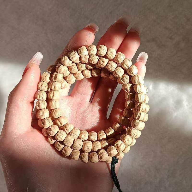 礼公馆 热振寺百香籽手串藏式佛珠文玩手链高密深坑鬼脸单圈男女 【余