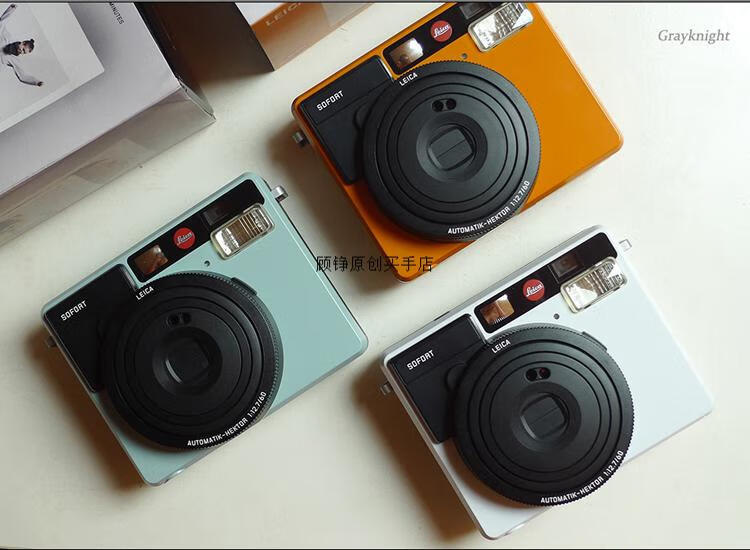 徕卡(leica)leica/徕卡 sofort一次成像立拍立得相机白橘粉黑大红色