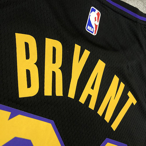 同款湖人队圆领24号詹姆斯23号篮球服黑拉丁男生学生球衣 0号库兹马