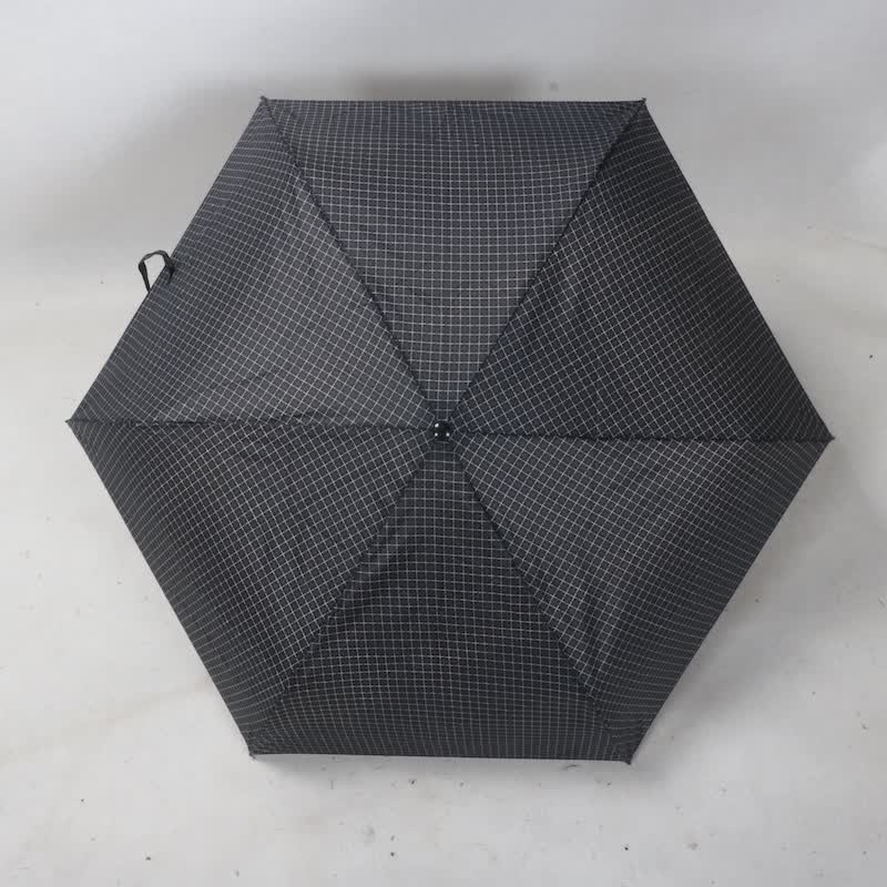 格纹雨伞折叠幕府方形格纹适合男的用轻量折叠伞jupa日本制伞协会认证