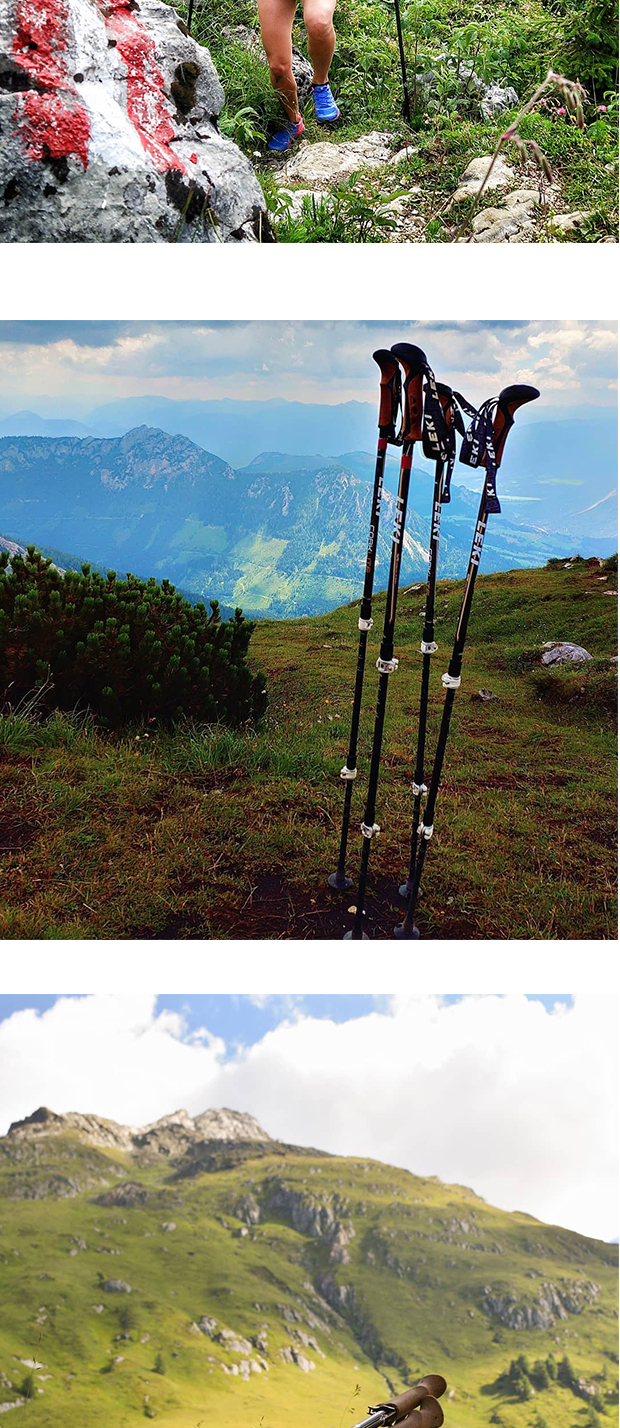 leki登山杖德国leki登山杖 碳素纤维伸缩外锁 男女老人款 避震徒步