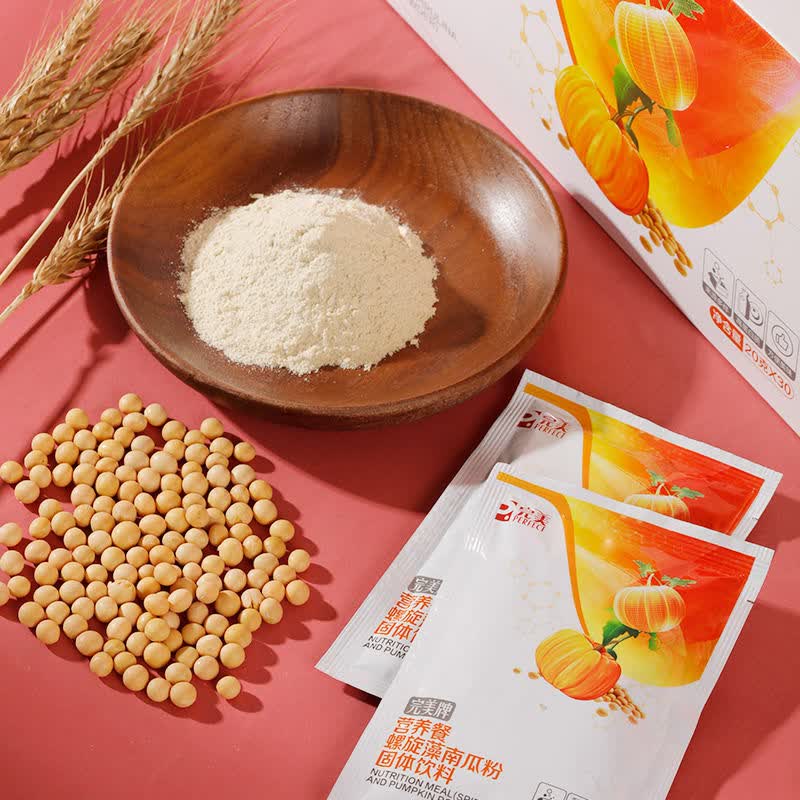 5折 营养餐 盒装营养餐 螺旋藻南瓜粉盒装 20g*30包/盒【图片 价格