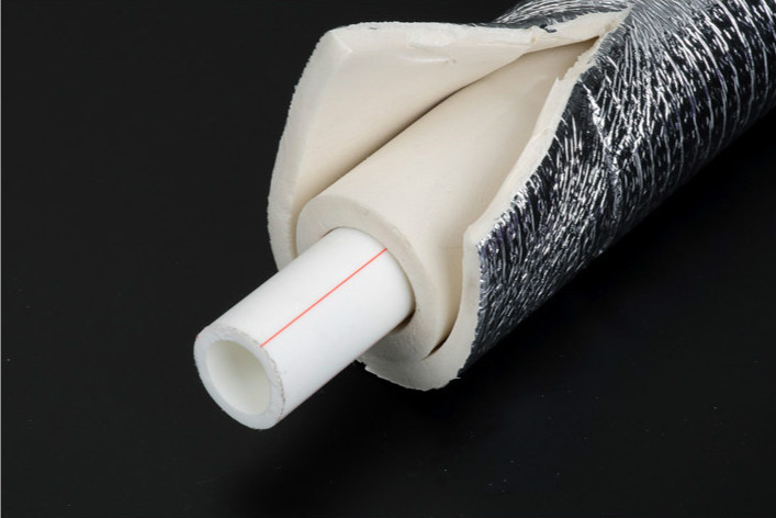 现货家用自来水管太阳能管pvcppr水管保温棉保温防冻防晒带锡纸加厚20