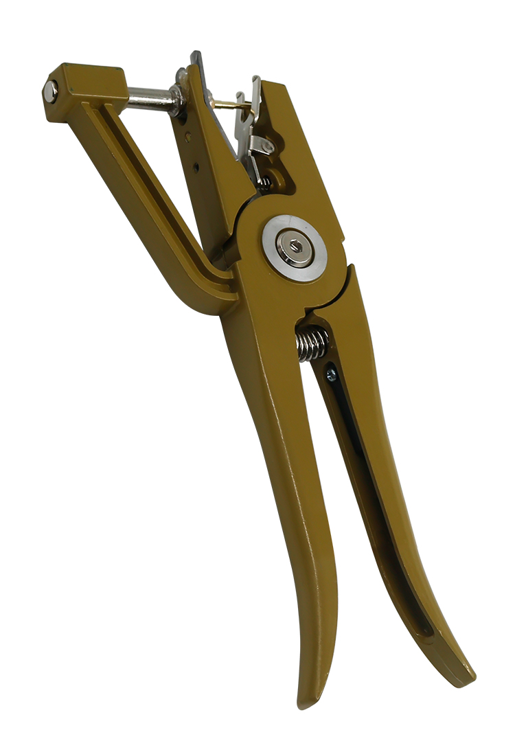 耳标钳金色液压耳标钳猪牛羊打耳标牌钳兽用金属耳标钳养殖设备