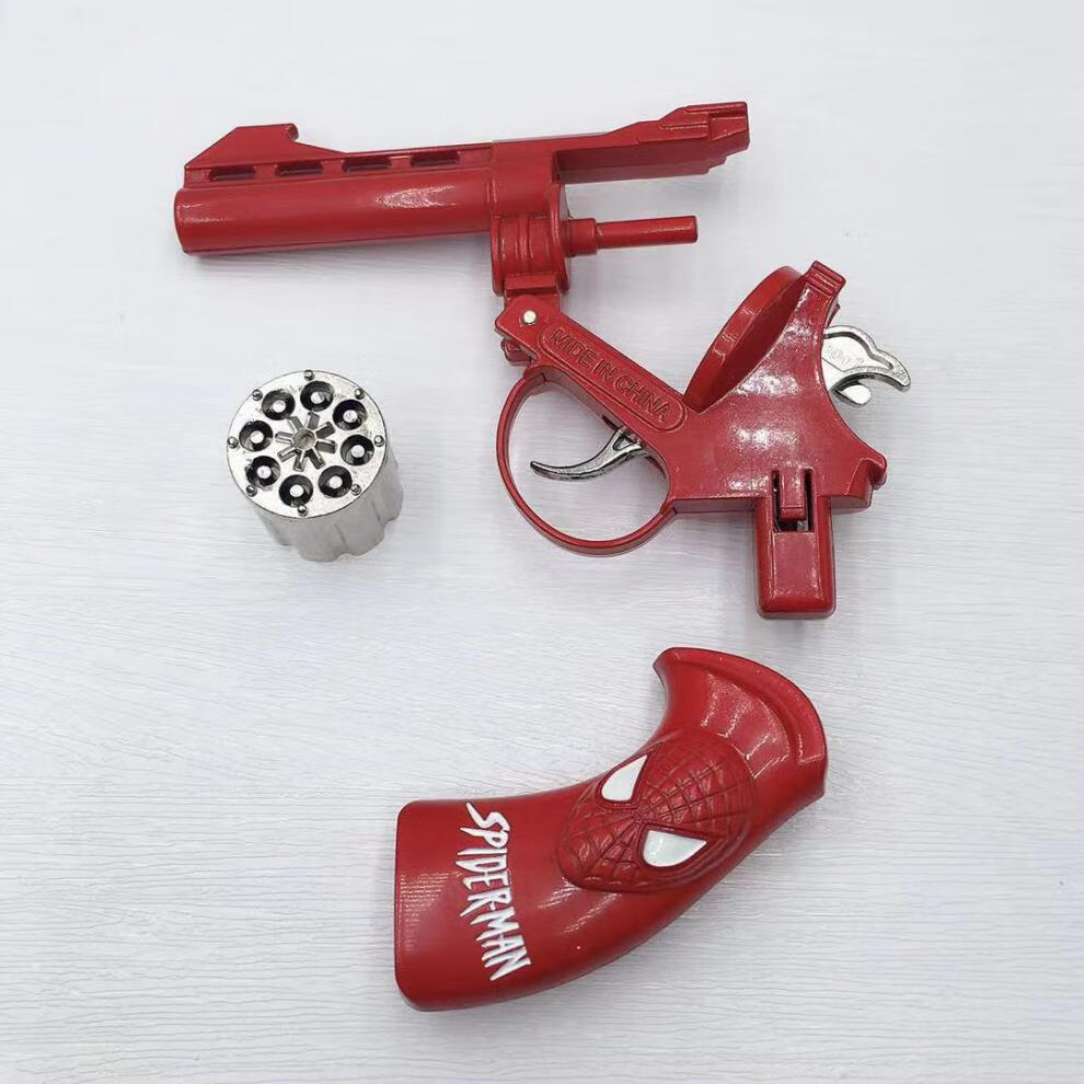 迪士尼Φ品牌官方旗舰新款不可发射1205左轮枪8090怀旧纸炮火炮枪金属