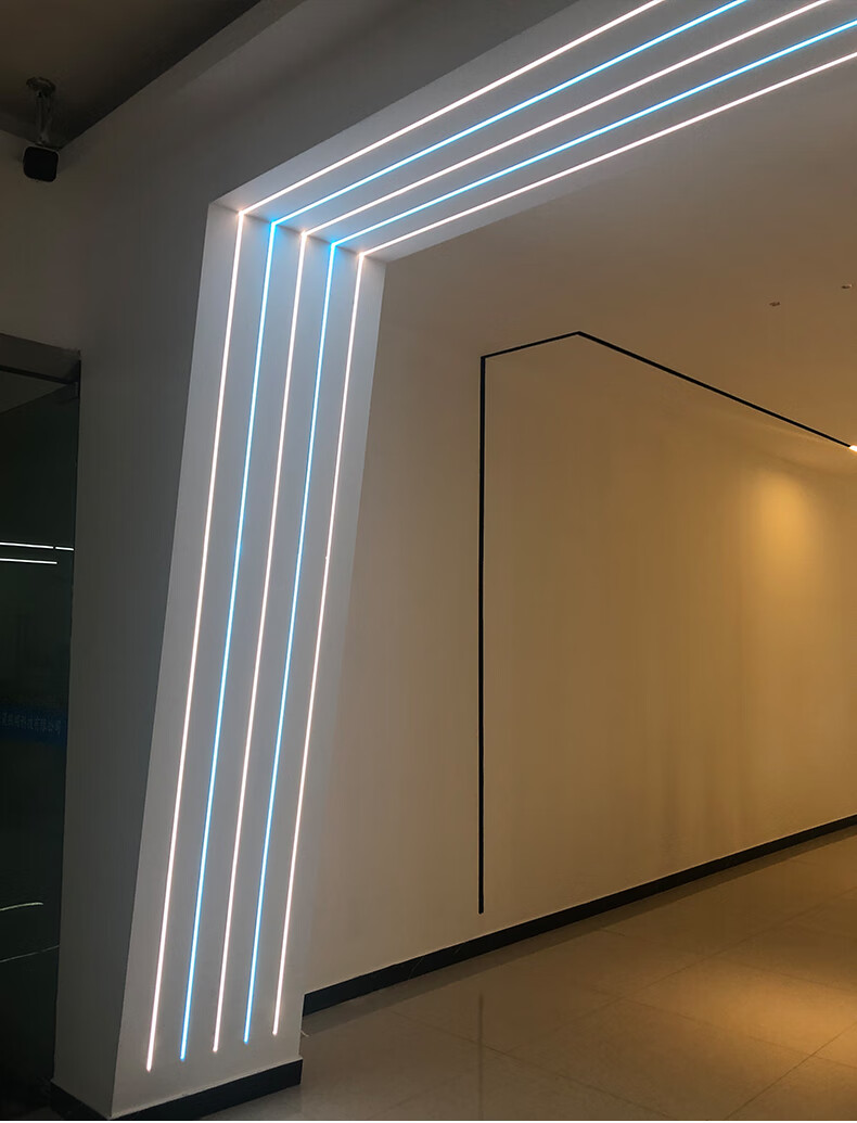 led嵌入式灯条超细灯铝合金条型灯带线条明装暗装线性1cm抖音同款4000