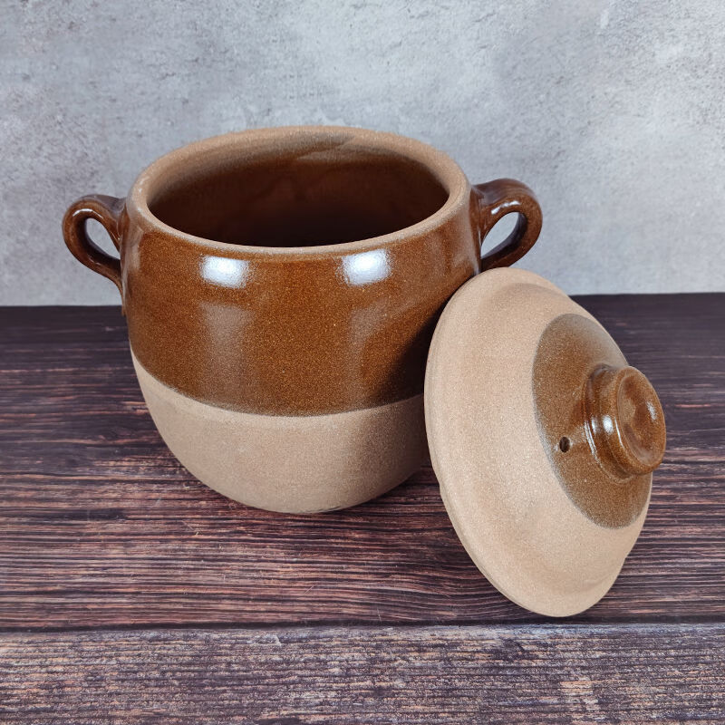 老式土砂锅炖锅砂罐煲汤家用陶瓷沙罐燃气小沙锅乡村养生煨汤瓦罐 17