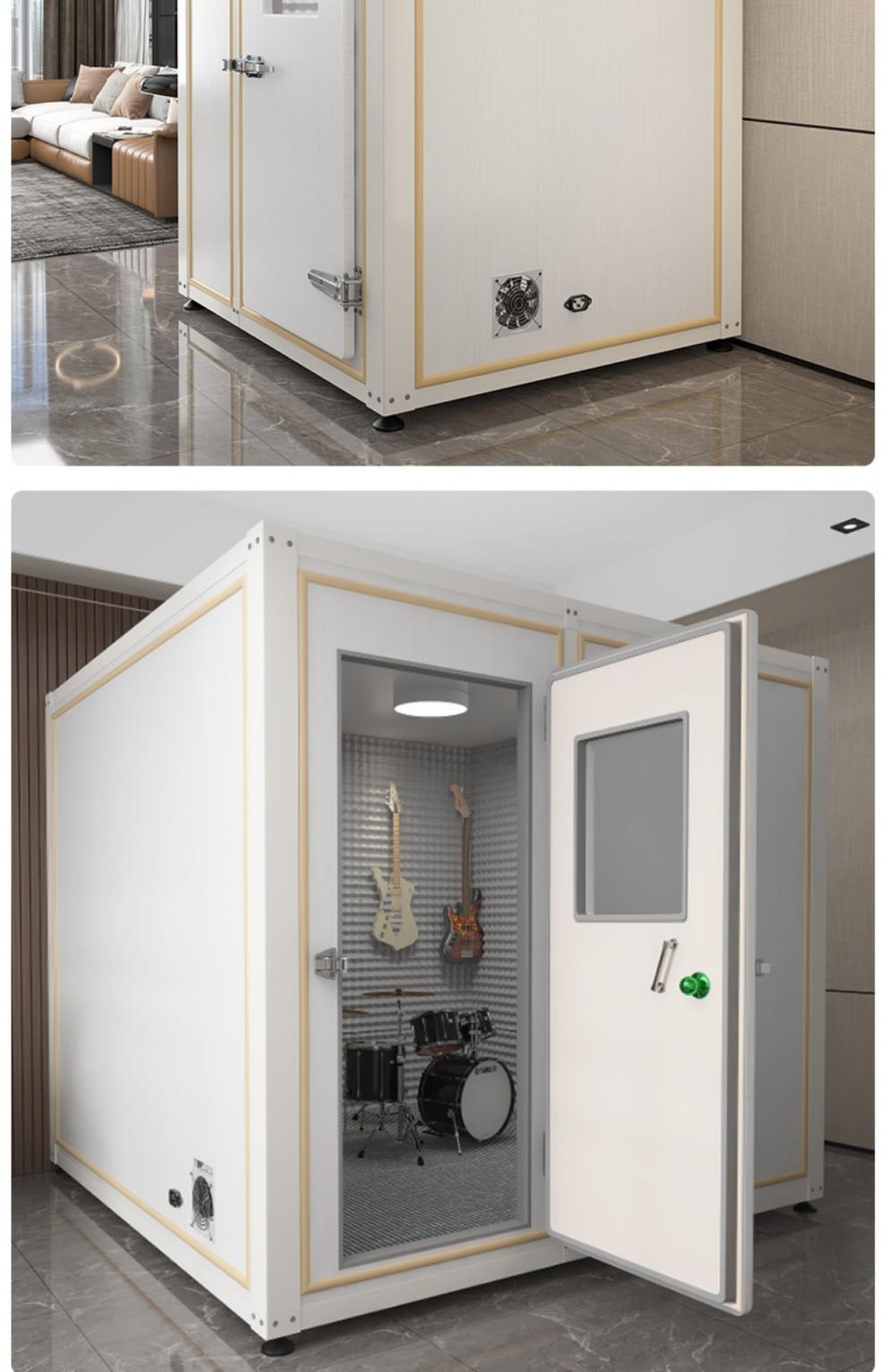 睡眠仓移动家庭隔音房睡眠仓ktv隔音室直播k歌家用仓舱简易架子鼓间隔