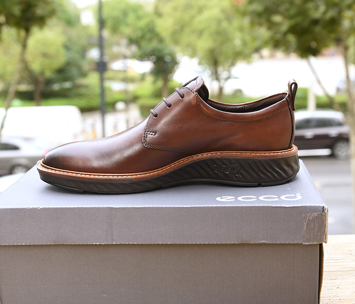 ecco爱步正装皮鞋男 休闲男鞋低帮德比鞋 适动混合 837204 837204