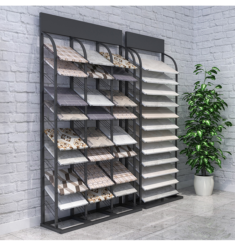 橱柜门展架瓷砖推拉展示架铝扣板石材样品色板架子集成吊顶木地板货架