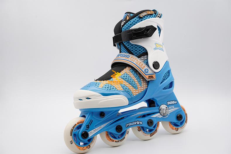 轮滑鞋儿童米高906s 新款溜冰鞋儿童全套装溜冰鞋初学者休闲轮滑鞋906