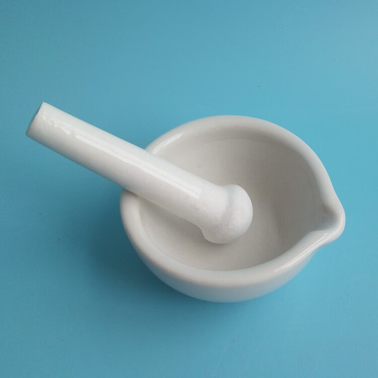 陶瓷研钵 乳钵研药碗捣药罐研磨棒药臼杵 中西药研磨碗捣碎 直径8cm