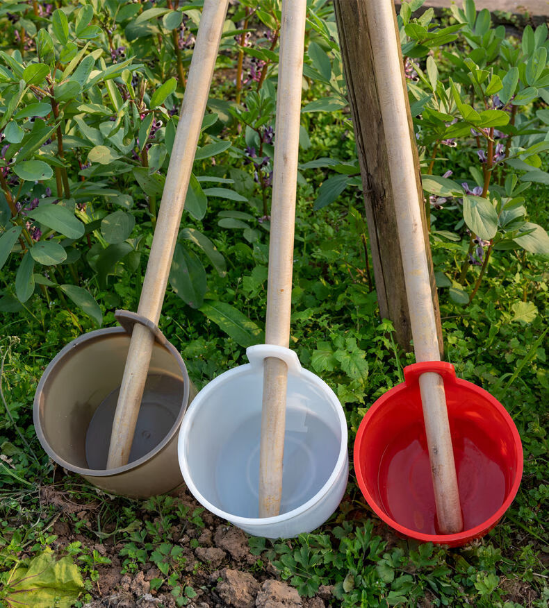 粪瓢粪勺尿勺子老式农用瓜当特厚浇水施肥神器菜园长柄水勺舀水瓢